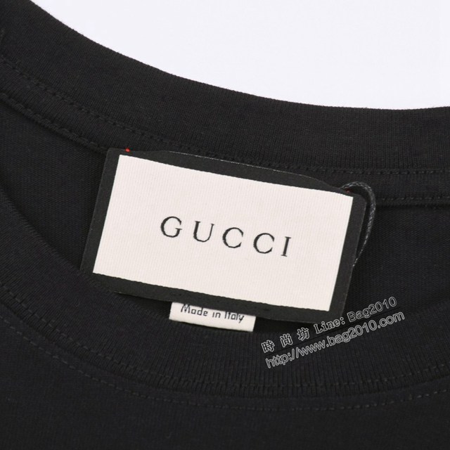 Gucci古奇專櫃古馳2023SS新款印花T恤 男女同款 tzy2697